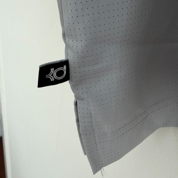 Nike Shirt Mens Mens XXL Gray Dri Fit Basketball Kevin Durant Athletic 1/4 Zip - Picture 6 of 11